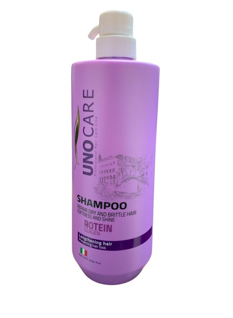 Uno Care Shampoo with Protien and Collagen 1000ml - Image 1
