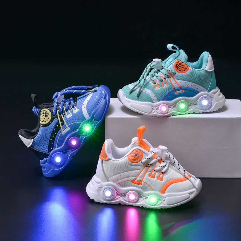 Mesh Sneakers Lightweight Flexible Sole Walking Shoes For Kids Indoor And Outdoor Activities - Image 2