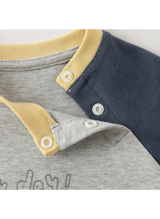 Dave & Bella David Bella Kids Long Sleeve T-Shirt Boys Autumn Bottoming Shirt Girls Baby Knitted Cotton Top - Image 2