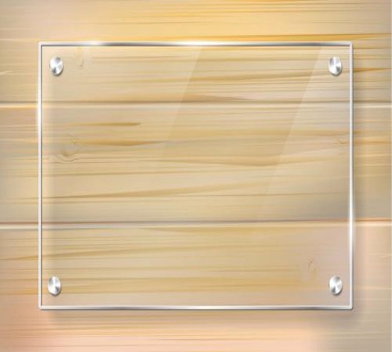NEILL® Acrylic Sandwich Display Sheet Board, Size - 12"x12", Transparent/Clear, Pack of 1 Pc for Ads/Posters/Pictures/Information/Illustration - Image 2