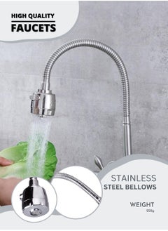 MODI 360 Flexible Degree Faucet Sprayer With Tap Silver  - Image 1
