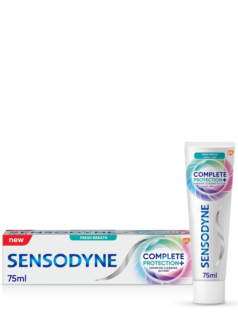 سنسوداين معجون أسنان حماية كاملة، 75 مل 75ملليلتر - Image 2