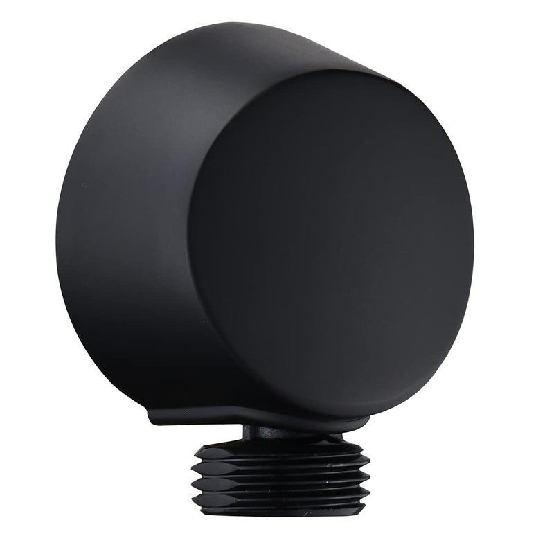 Tearel A725Wr Round Drop Ell Handheld Shower Wall Connector Wrought Iron Replacement Part For Moen Matte Black - Image 2