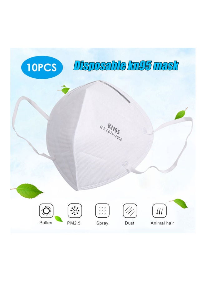 NIBEMINENT 10-Piece KN95 4-Layer Disposable Mask - Image 1