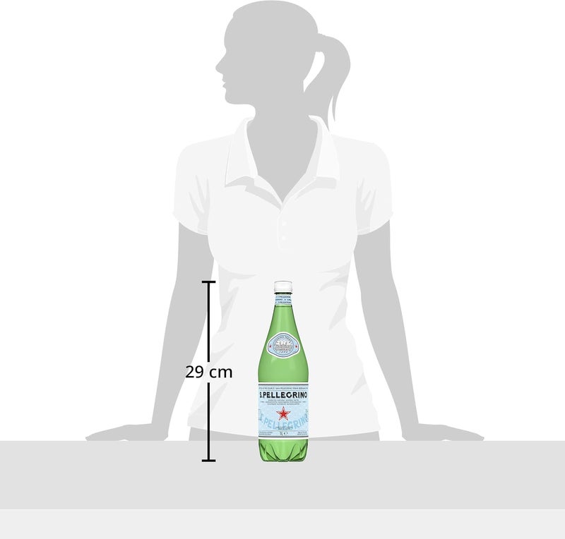 Sanpellegrino S.Pellegrino Sparkling Natural Mineral Water, 1L (Pack of 6) - Image 2