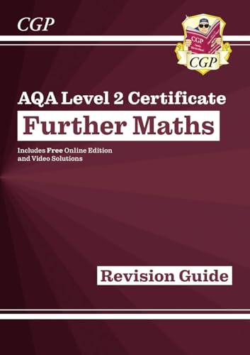 Grade 94 Aqa Level 2 Certificate Further Maths Revision Guide With Online Edition