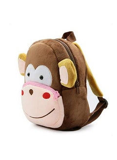 Blue Tree blue tree Cute Kids Backpack Toddler Bag Plush Animal Cartoon Mini Travel Bag for Baby Girl Boy 1-6 Years (Monkey)  - Image 3
