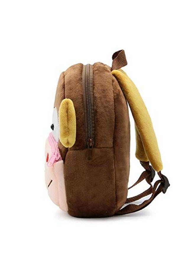 blue tree Cute Kids Backpack Toddler Bag Plush Animal Cartoon Mini Travel Bag for Baby Girl Boy 1-6 Years (Monkey) - Image 4