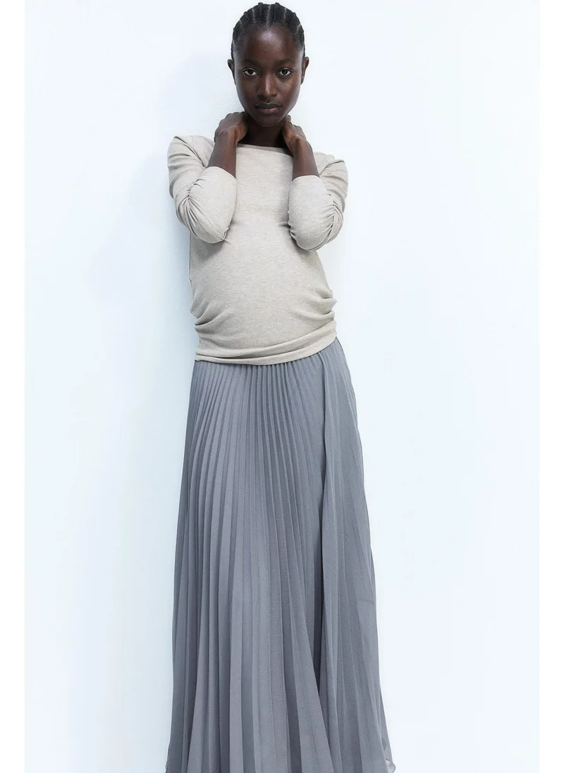 H&M MAMA Ribbed jersey top