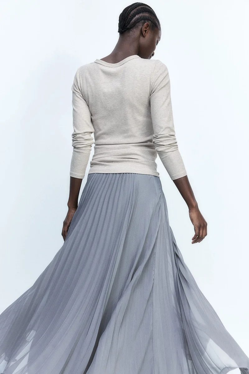 H&M MAMA Ribbed jersey top