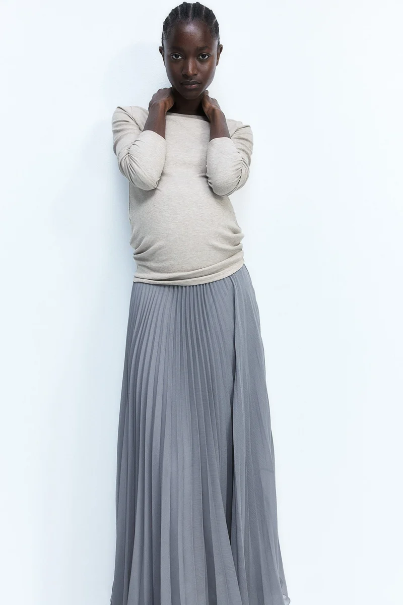 H&M MAMA Ribbed jersey top