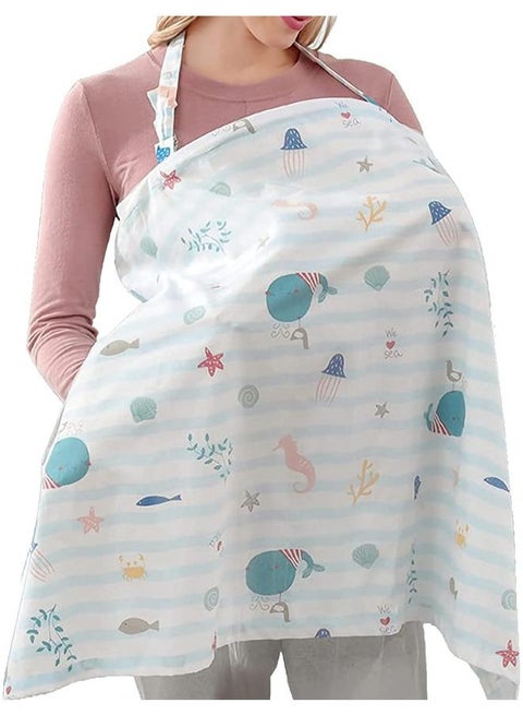 Breastfeeding Cover with Adjustable Strap – Full Coverage & Breathable Fabric
