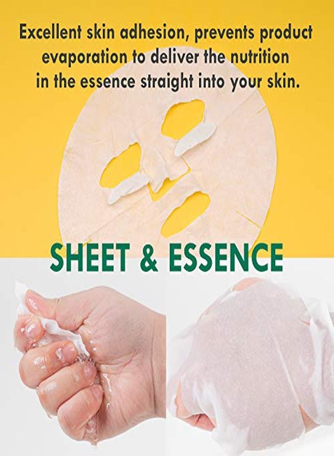 DERMAL 12 Pack Combo Best Value Set Collagen Essence Mask Sheet | Sodium Hyaluronate & Hydrolyzed Collagen Nature Made Fresh Mask | Best Korean Skin Care Mask  - Image 4