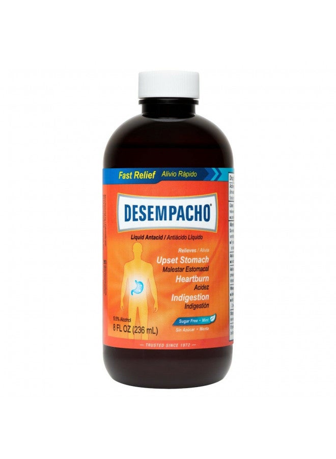 De La Cruz De La Cruz Desempacho Liquid Antacid - Sodium Bicarbonate Maximum Strength Heartburn and Acid Reflux Relief  - Image 1