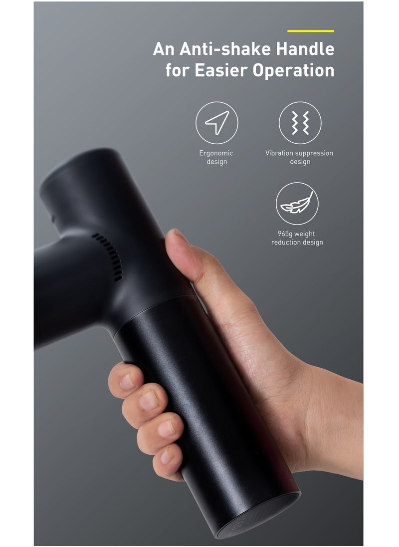 Baseus - Cordless Electric Polisher, 4000mAh Battery, Dual-Speed Polishing Machine, Type-C Fast Charging, Waxing & Buffing Kit for Cars, Home Furniture, Scratch Removal, Includes Flat Foam Pad, Waffle Polishing Pad, Wool Buffing Pad – Portable Car Detailing Tool for Auto & DIY Use - Image 1
