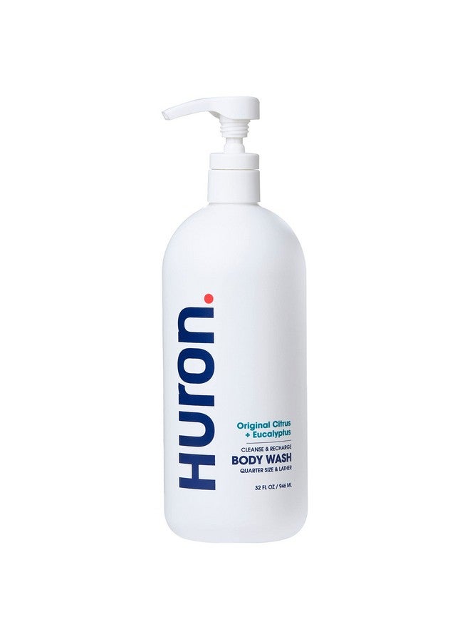Huron Men'S Moisturizing Body Wash - Crisp Citrus, Eucalyptus, Mint, Aromatic Greens - 32 Fl Oz - Image 1