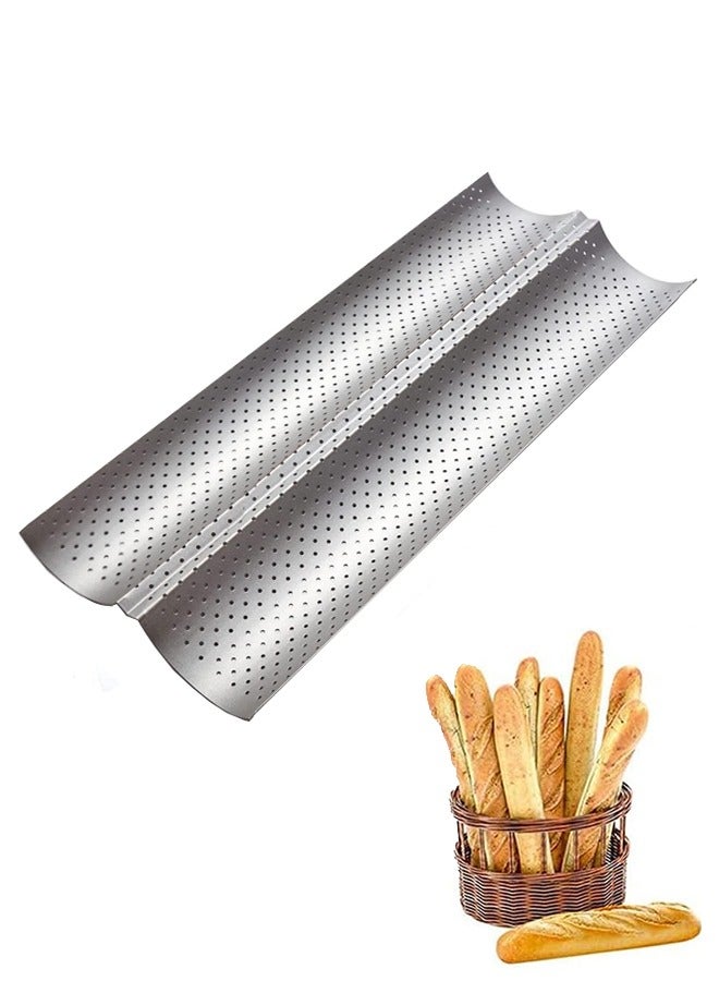 Morlife French stick baking tray 38*16.2*2.4cm - Image 1