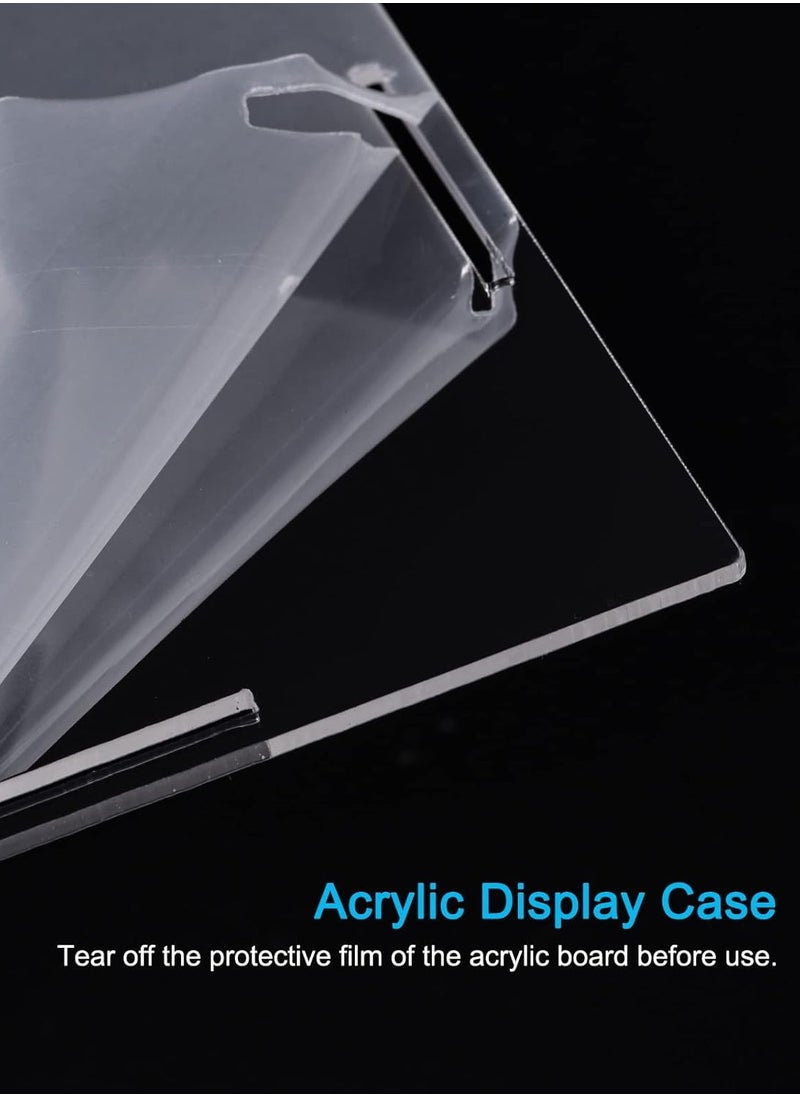 Generic - Acrylic Display Case Plastic Box Clear Assemble Dustproof Showcase 14x6.3x6.1 Inch for Collectibles Items - Image 1