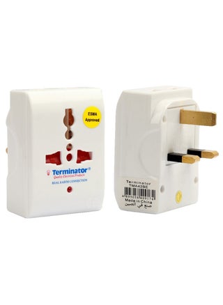 3 Way Universal Multi Adaptor One Universal Socket & 2x2 Round Pin Sockets With Live Earth 13A Plug - pzsku/ZE4A8AB6785C3EB1789FDZ/45/_/1666107818/3ec99bd7-dff4-41e8-aea2-24118af816b9