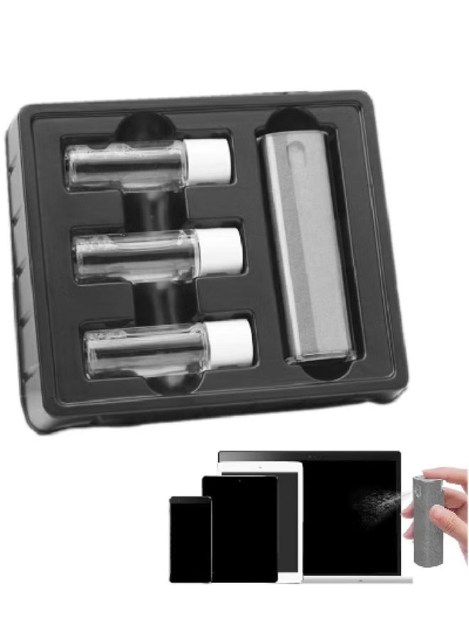 All-in-One Computer  Mobile Screen Cleaner Spray with Built-In Microfiber Cloth – Portable Touch Screen Mist Cleaner for Laptop, TV, Smartphone  Tablet - Image 1