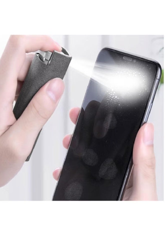 All-in-One Computer  Mobile Screen Cleaner Spray with Built-In Microfiber Cloth – Portable Touch Screen Mist Cleaner for Laptop, TV, Smartphone  Tablet - Image 3