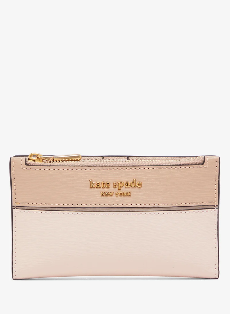 Logo Detail Zip Through Wallet