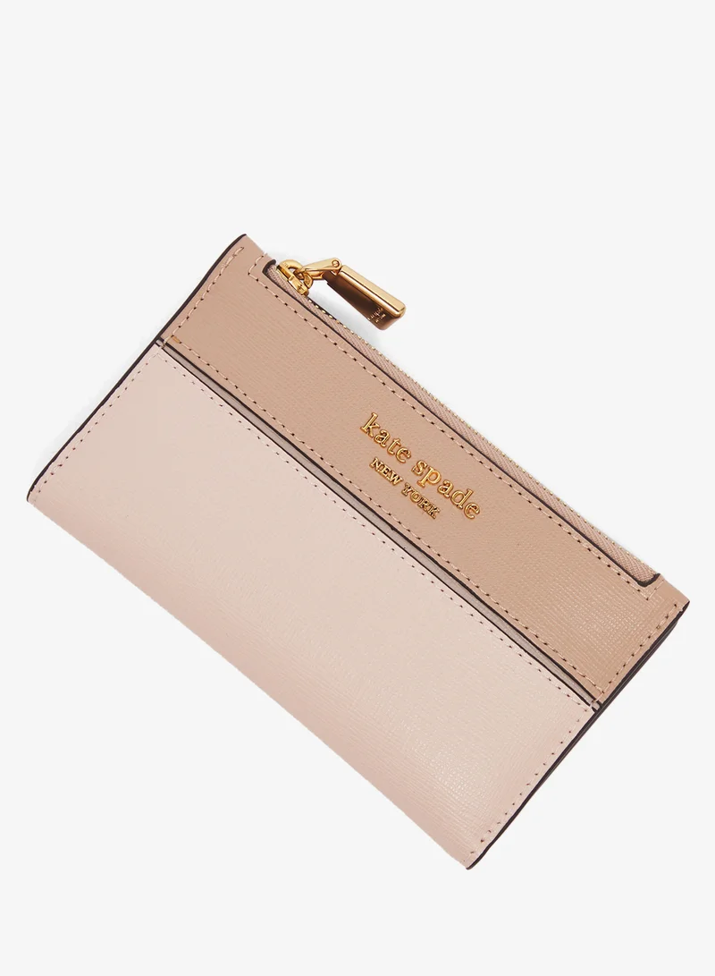 Kate Spade  Logo Detail Zip Through Wallet for Women | Best Price UAE