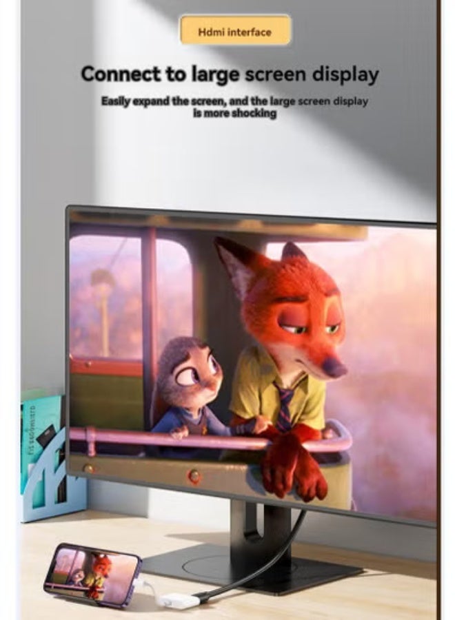  فيكتوال لكابل الإسقاط iPhone  إلى HDMI - Image 5