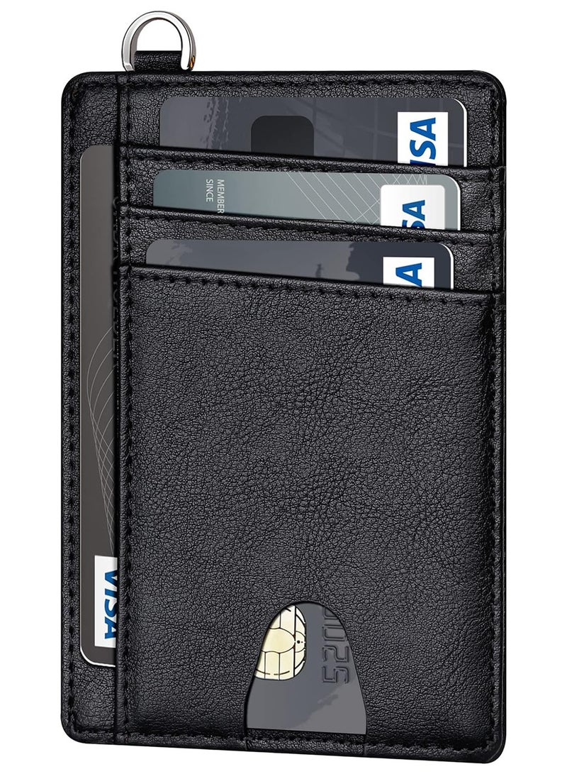 Slim Minimalist Wallet, Front Pocket Wallets, RFID Blocking, Credit Card Holder - Image 1