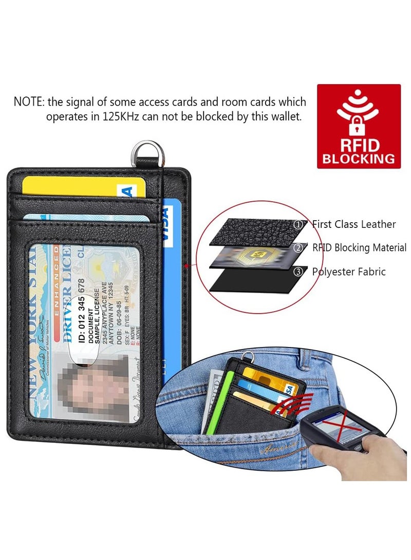 Slim Minimalist Wallet, Front Pocket Wallets, RFID Blocking, Credit Card Holder - Image 3