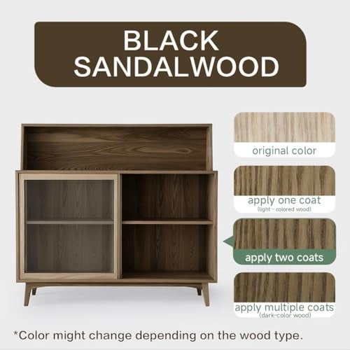 Mollor Wood Stain, 16 Oz Water Based Wood Stain and Sealer in One - No Priming, No Top Coat Required, Fast Drying|Low Odor|Non-Toxic, Perfect for Indoor and Outdoor Furniture (Black Sandalwood with Tools) - Image 2