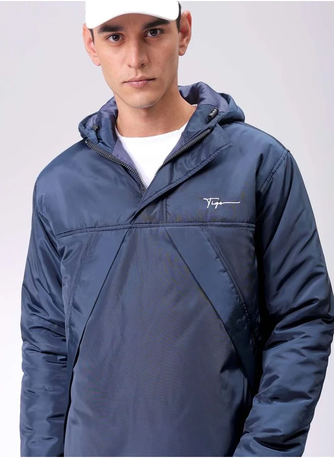 The Indian Garage Co Men Slim Fit Solid Puffer Jackets
