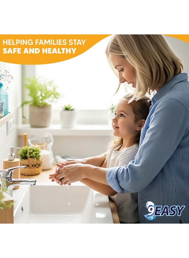 9EASY غسول يد مضاد للبكتيريا برائحة الليمون 5 لتر - Image 3