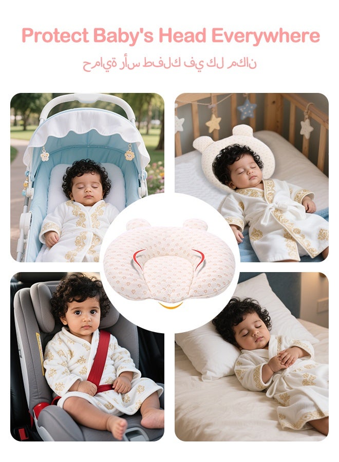 Baby Travel Pillow,Upgraded Baby Neck Pillows for Car Seat,Baby Support Pillow,Infant Neck Pillow for Toddler Head and Neck,Newborn Head Support for Car Seat,Pushchair  - Image 5