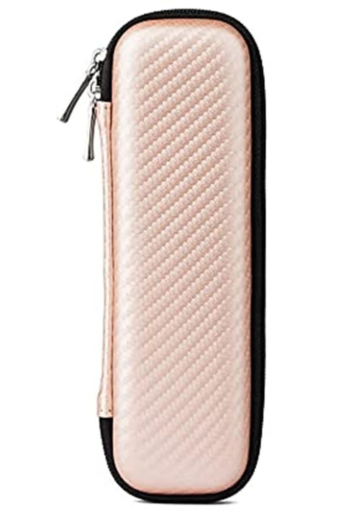 Handcuffs Case Holder for Apple Pencil, Premium Carrying Case for Stylus iPad Pro Pen, Pencil, Samsung, Huawei, Apple Pen Accessories, USB Cable, Earphone, Fountain Pen - Peach - Image 1