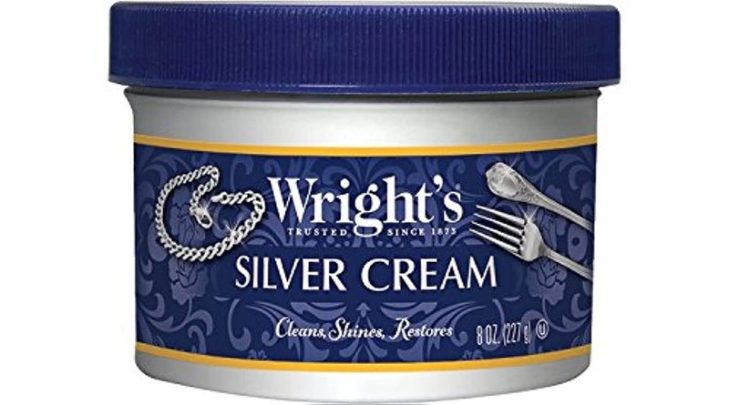 Wright's Silver Cleaner and Polish Cream - 8 Ounce - Ammonia Free - Gently Clean and Remove Tarnish Without Scratching - Image 1