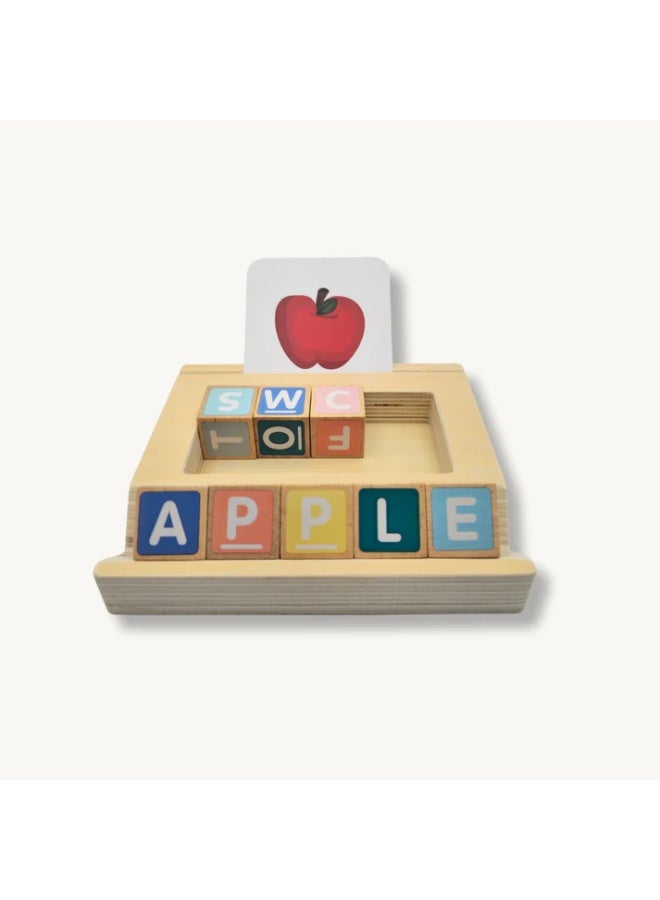 بيكا بلوم مونتيسوري وودن سبيلينج جيم بورد فور كيدز – إيرلي ليرننغ آند وورد ريكوجنيشن توي (٣+ ييرز) - Image 3