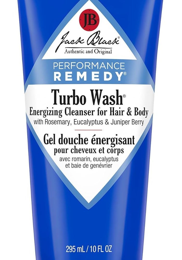 Jack Black Turbo Wash Energizing Cleanser for Hair and Body - 295 ml - Image 1