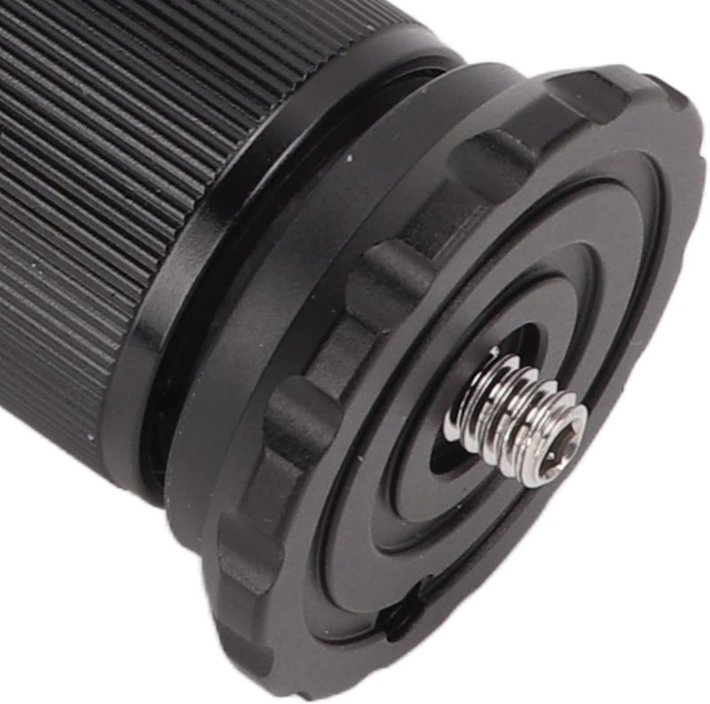 2 Section Carbon Fiber Tripod Extension Tube, Tripod Center Column Extender, Carbon Fiber Extension Rod with 1/4 Inch and 3/8 Inch Screw Holes, Lightweight Aluminum Alloy Knob for - Image 4