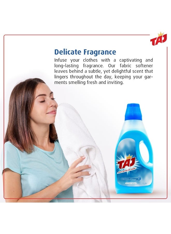Taj Liquid Fabric Softener – Enhances Softness and Freshness - Gentle on Clothes - Long-Lasting Scent - Laundry Care Essential- 2L - Image 5