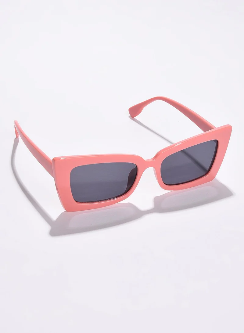 Haute Sauce Black Lens Pink Butterfly Sunglasses