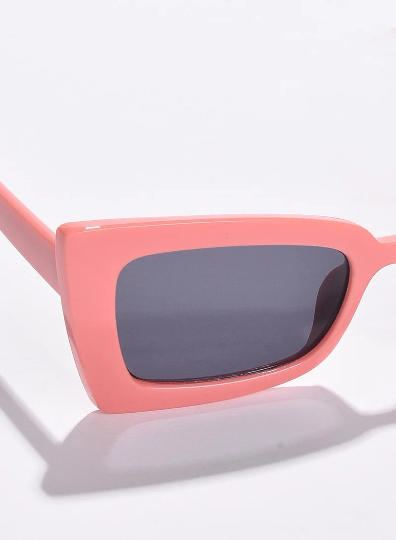 Haute Sauce Black Lens Pink Butterfly Sunglasses