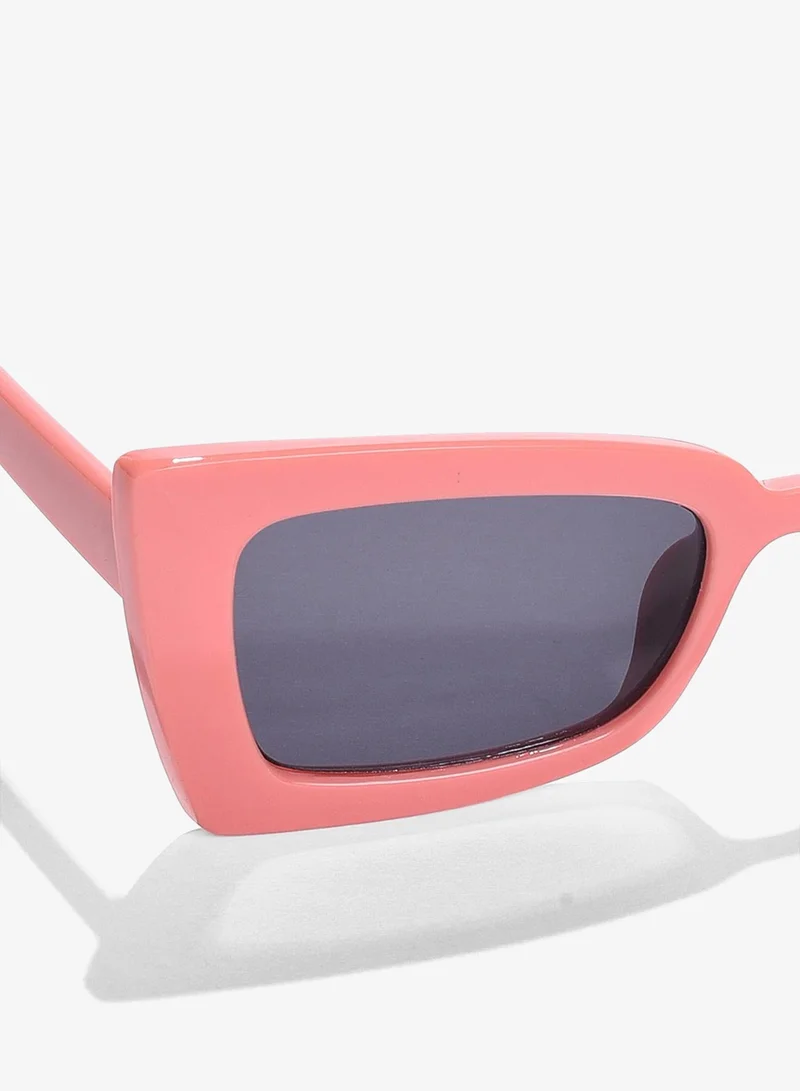 Haute Sauce Black Lens Pink Butterfly Sunglasses