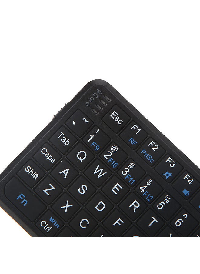 Generic - mini X1 Handheld 2.4G Wireless Keyboard Touchpad Mouse for PC Notebook Smart TV Black - Image 1