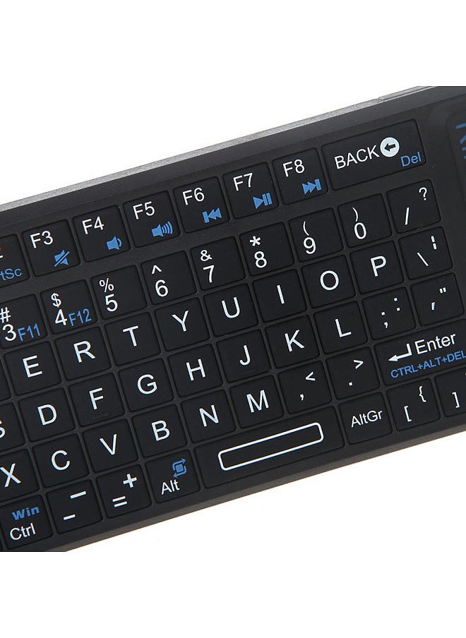 Generic - mini X1 Handheld 2.4G Wireless Keyboard Touchpad Mouse for PC Notebook Smart TV Black - Image 1