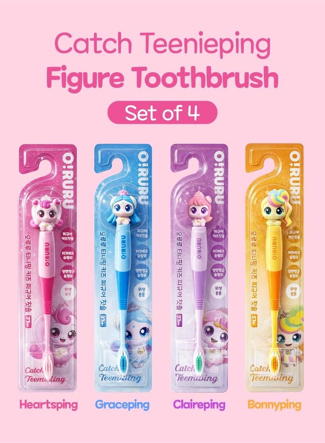 Catch Teenieping Toothbrush Compact Head 6.5inches Set of 4 - Image 2