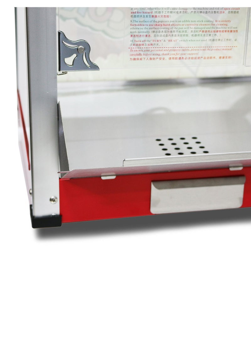Grace Grace Commercial Countertop Popcorn Maker Corn Popper Machine with Roof Top Design - Image 5