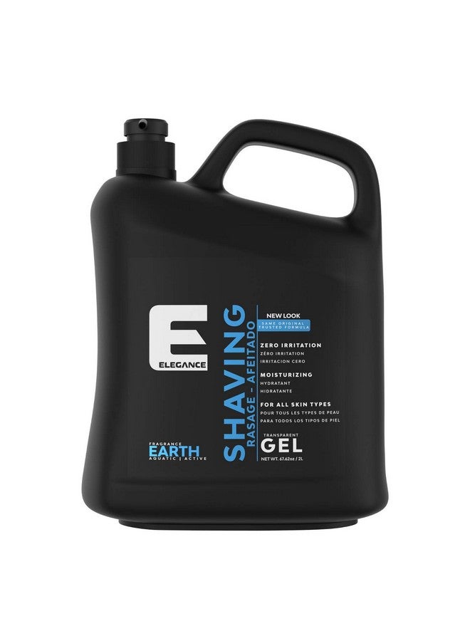 E Elegance Elegance Transparent Shaving Gel Earth 67.62 Oz Clear 4.2 Pound (Pack Of 1) - Image 2