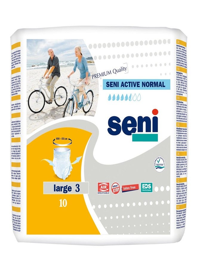Seni Active Normal Adult Pull Ups - 10 Pieces (Large) - Image 1