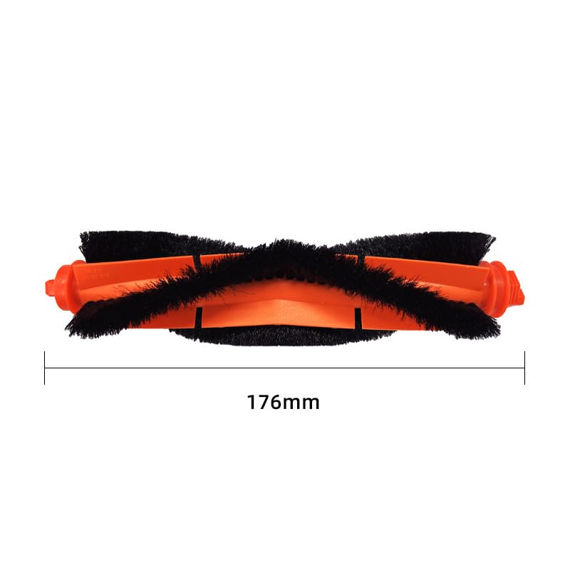 INF Replacement Parts Accessories for Xiaomi E10/B112/E12 Robot Vacuum,10Pcs vacuum spare parts, 2 Main Brushes, 4 Side Brushes, 2 HEPA Filters, 4 Mop Cloths, Washable for Deep Cleaning - Image 5